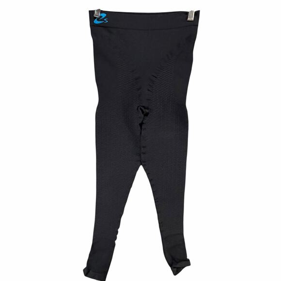 CzSalus Anti Cellulite Leggings Womens XL Black Slimming Shaping Micromassage - Picture 2 of 14